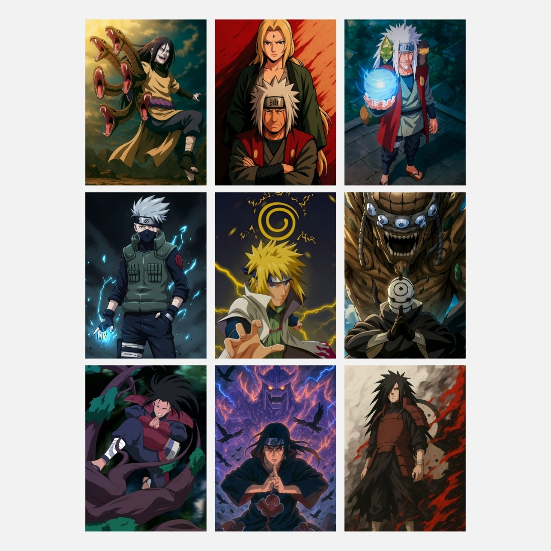 Naruto Legendary Characters Posters